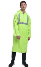 Плащ влагозащитный сигнальный ProfLineBase СОП